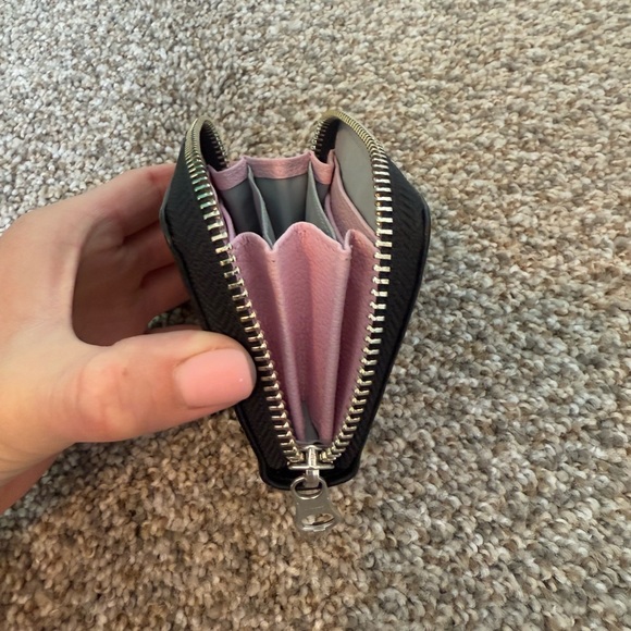 Black Wallet with Tiger Embroidery Min & Mon - Picture 2 of 4